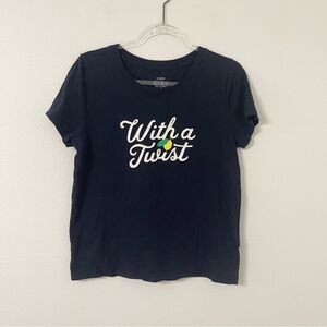 J. Crew With A Twist Collector Tee Size Medium